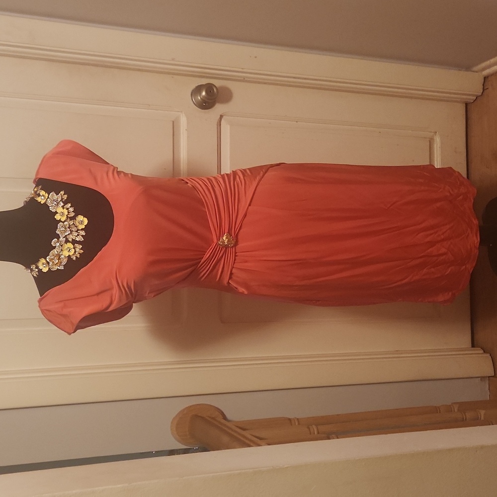 Roberto Cavalli Coral Midi Dress